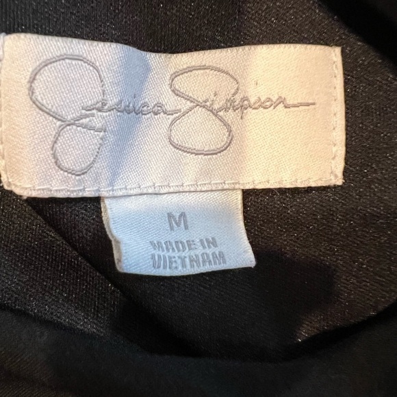 Jessica Simpson Women's black Cold-Shoulder Dress with Tie Waist size medium - Picture 6 of 7
